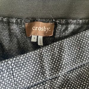 Crosby Houndstooth Professional Slacks with Comfy Stretch waist in back